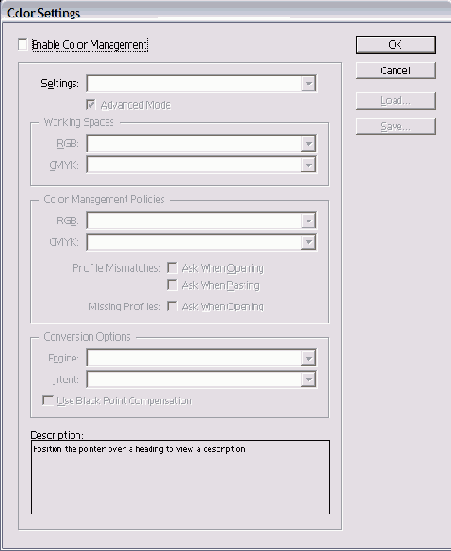   Color Settings