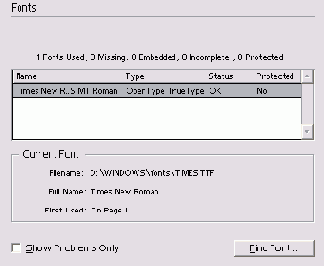  Fonts   Preflight