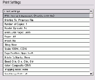  Print Settings 