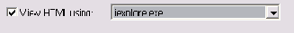   View HTML using