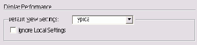  Default View Settings