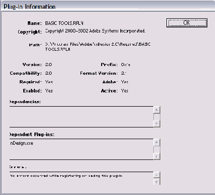   Plugin Information
